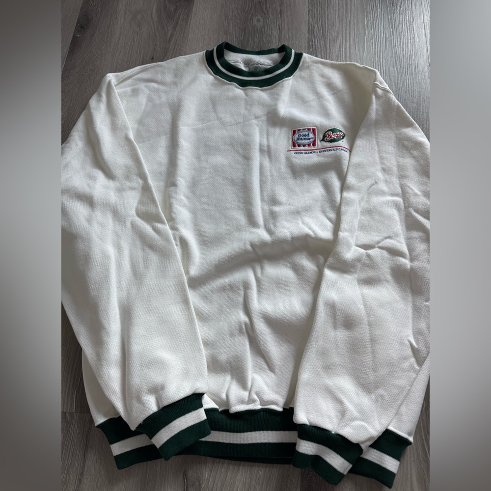 Vintage Good Humor Breyer Ice Cream Sweater  Pullover Size M Rare